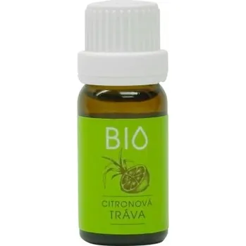100% BIO Esenciální vonný olej Citronová tráva