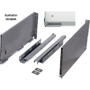 Zásuvkový kontejner Strong výsuv StrongMax 600/249mm bílý