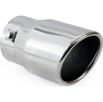 Koncovka výfuku Koncovka výfuku z nerezové oceli - stříbrná 150x90mm