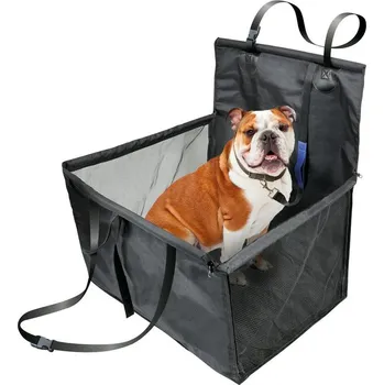 Držák do auta Přepravní box na zadní sedadlo do auta pro pejska nebo kočičku LAMPA