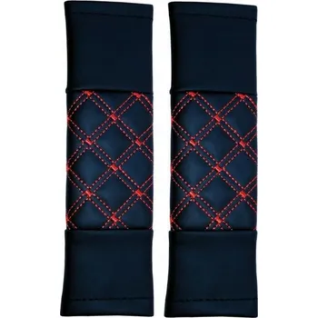 Potah na volant Potahy na pásy červené prošití 2 ks