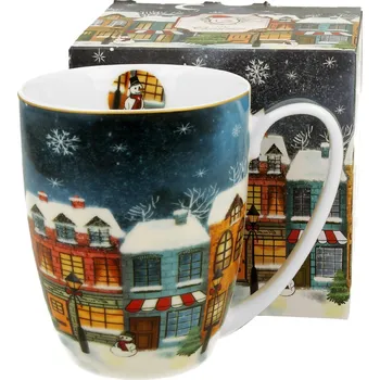 PORCELÁNOVÝ HRNEK VÁNOČNÍ ULICE DÁRKOVÉ BALENÍ 380ml