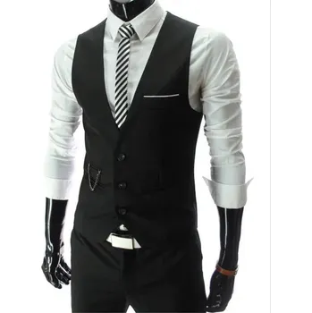 Pánská vesta Pánská formální vesta Barva: Černá, Velikost: M