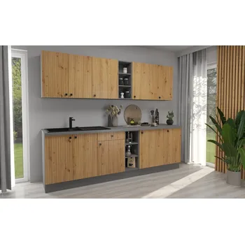 Kuchyňská linka FALCO Kuchyňská linka Ava 260 cm artisan/antracit