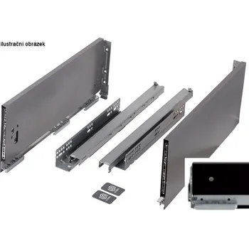 Zásuvkový kontejner Strong výsuv StrongMax 450/185mm černý