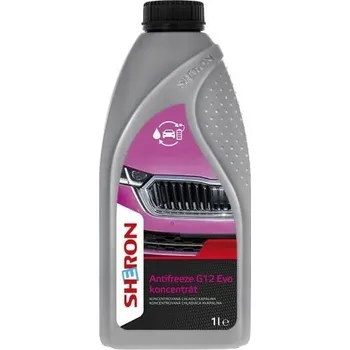 Náplň do chladiče a ostřikovače Chladicí kapalina Antifreeze G12 Evo 1 lt SHERON