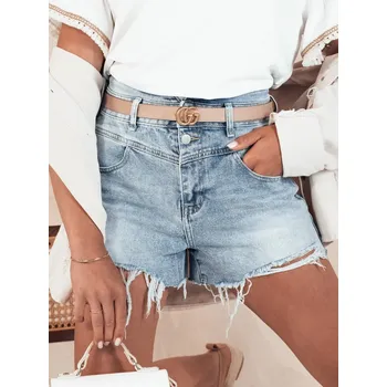 Dámské kraťasy Dámské džínové šortky HOTSHORT SY0366 Barva: Nebeská, Velikost: S