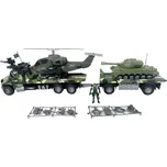 Vojenský tahač s vojákem 80cm