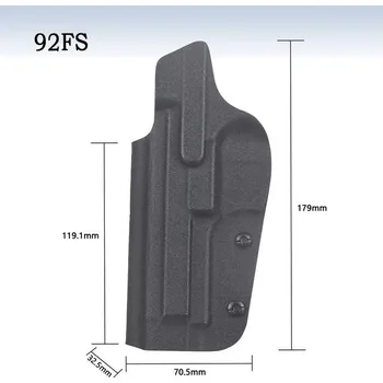 Příslušenství pro sportovní střelbu Beretta 92FS pro praváka - vnitřní kydex 133B92FSP