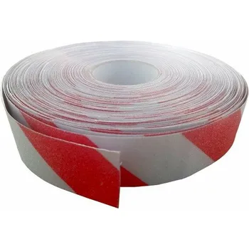 Páska protiskluzová červ/bíla 50mmx50m
