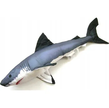 Dekorativní polštářek GABY polštář ŽRALOK BÍLÝ 120 cm