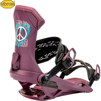 Vázání na snowboard Vázání na snowboard Nitro Team peace love M 2025 - Odesíláme do 24 hodin