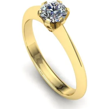 Prsten Zásnubní prsten s brilianty PZB180039 Materiál: Červené zlato 14kt, Velikost: 47