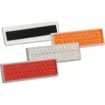 Nakládací rampa pro vozidlo Reflexní odrazka nalepovací 7,2 x 2,1cm bílá