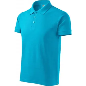 Pánské oblečení MALFINI COTTON HEAVY 215 polokošile pánská Barva: tyrkysová, Velikost: L