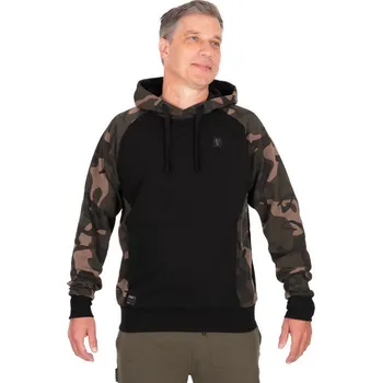 Rybářské oblečení Fox International Mikina Black/Camo Pullover Premium 310 Hoodie