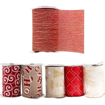 Stuha Stuha vánoční 11,3cmx4,5m, mix