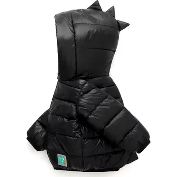 Dívčí bunda Dětská zimní/podzimní bunda "Dinosaurus" (vel. od 2 do 6 let) Barva: Černá, Velikost: 130/6 let