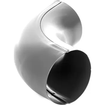 okap Pozinkované koleno 120 mm 72° falcované