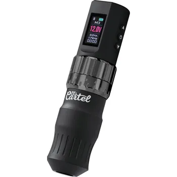 Tetovací jehla ACTIVESHOP EL CARTEL VISPA bezdrátový tetovací strojek černý