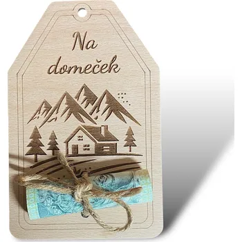 JarisWood Dárková visačka Na domeček