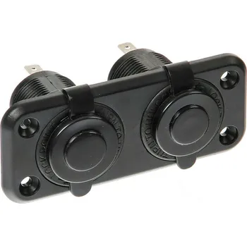 Autoelektrika CL zásuvka do panelu EXT-2 12/24V LAMPA