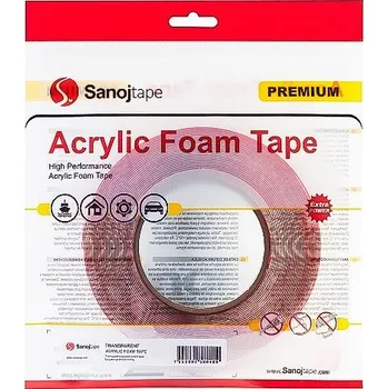 Modelovací hmota Oboustranná průhledná pěnová páska 9mm x 1mm x 10m