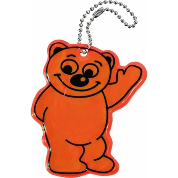 Přívěšek reflexní BEAR - oranžový