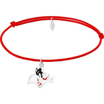 Náramek Náramek s prvky ze stříbra a smaltem - Looney Tunes, Sylvester, Warner Bros. Discovery - WB537-9839