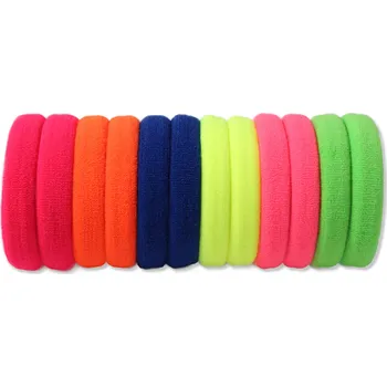 Barevné gumičky do vlasů, 12 ks