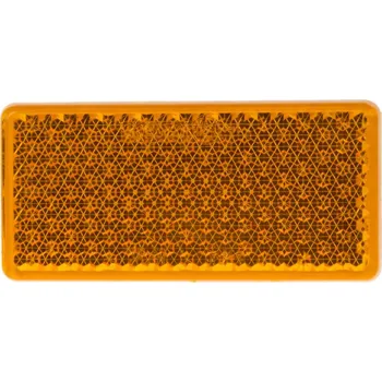 Boční (oranžový) odrazový element - obdélník 95 x 45mm nalepovací