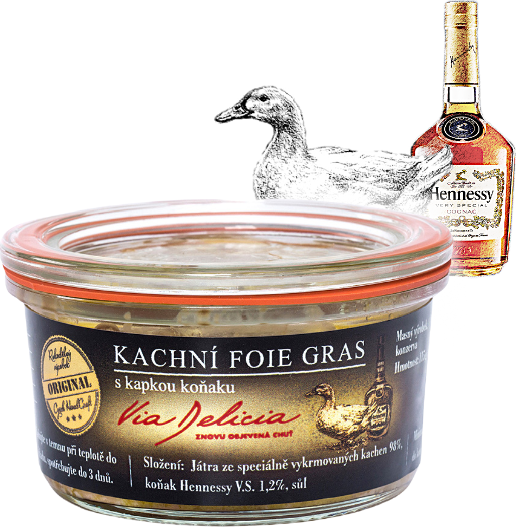 Kachní foie gras s kapkou koňaku | Via Delicia