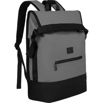 Sportovní batoh Rolovací městský batoh s vnější kapsou na zip Barva: Šedá