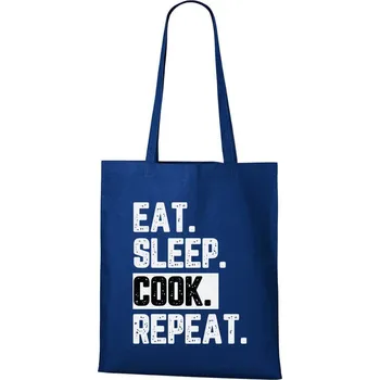 Nákupní taška DOBRÝ TRIKO Bavlněná taška s potiskem Cook Barva: Královsky modrá