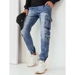 Pánské modré cargo kalhoty UX4229 - Dstreet L