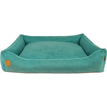 Pelíšek pro psa Lauren Design PELÍŠEK PRO PSY CÉZAR Barva: Tyrkysová se strukturou, Rozměr: XS 60cm x 50cm