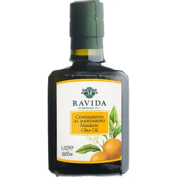 Rostlinný olej Olivový olej Extra Vergine Ravida Mandarin 250ml (Extra panenský olivový olej Mandarin 250ml)