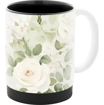 MultiColour Plus hrnek na sublimaci - černá / bílá - AP862012-10