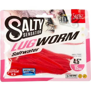 Umělá nástraha Lucky John Salty Sensation Lugworm 2,5" F33