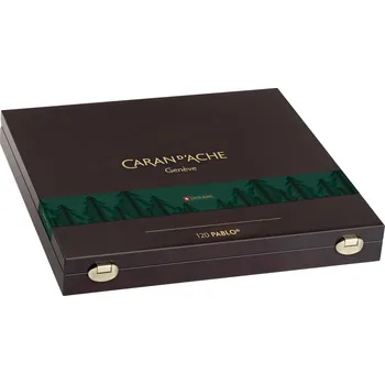 Pastelka Pastelky CARAN D'ACHE Pablo 120 barev v dřevěném boxu