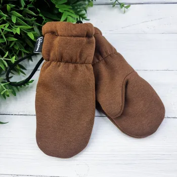 Rukavice Kulišárny Zateplené rukavice s palcem warm HNĚDÁ Věk v měsících: 4. 3-5 let