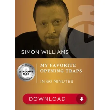 Šachy ChessBase My favorite Opening Traps, Simon Williams - verze ke stažení (anglicky)