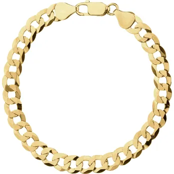 Náramek Pozlacený stříbrný náramek - pancer - AP539-7395