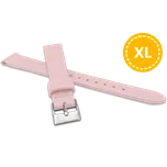 MINET XL Prodloužený růžový řemínek z luxusní kůže Top Grain - 16 - XL MSSXP16 SKLAD