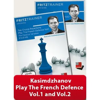Šachy ChessBase Top Choice Repertoire: Play the French Defence Vol.1 & 2, Rustam Kasimdzhanov - verze ke stažení (anglicky)