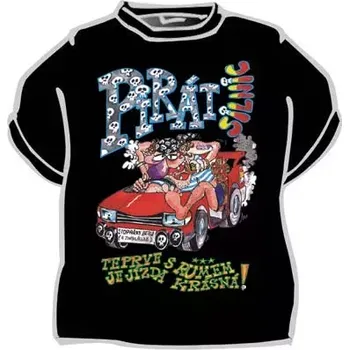 Pánské tričko Vtipné tričko – Pirát silnic XL černá