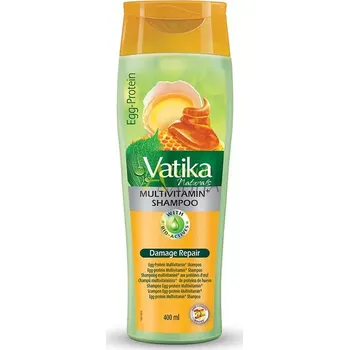 Barva na vlasy Multivitamínový šampon s vaječným proteinem Vatika 400ml (Vatika Naturals Eggprotein Multivitamin+ Shampoo)