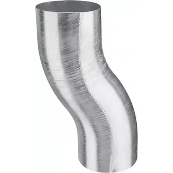 okap Pozinkované koleno KJG 120 mm falcované odskokové