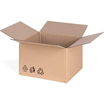 Obalový materiál Kartonová klopová krabice 3VL 235×235×160 mm