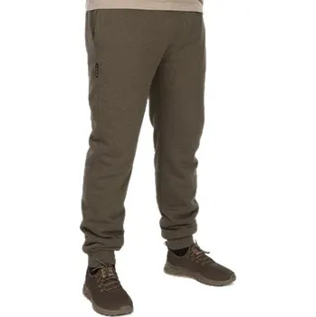 Rybářské oblečení Tepláky Fox Collection Green/Black Sherpa Joggers Velikost S